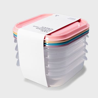 Contenedor de alimentos 400 ml, Mediano, Multicolor