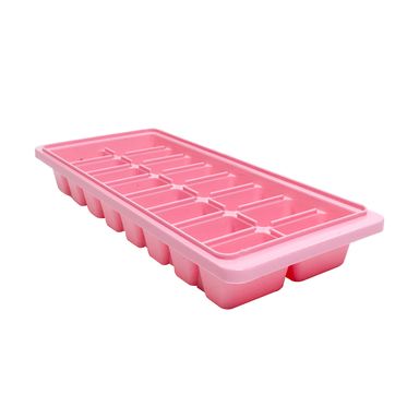 Molde Para Cubos De Hielo 2Pzas, Mediano, Rosa