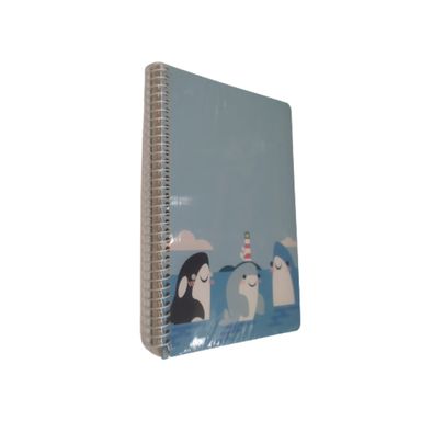 Cuaderno Ocean Series, Mediana,  Tiburon, Azul