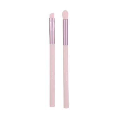 Set de brochas, pinceles y delineadores para ojos, Mediano, Rosa
