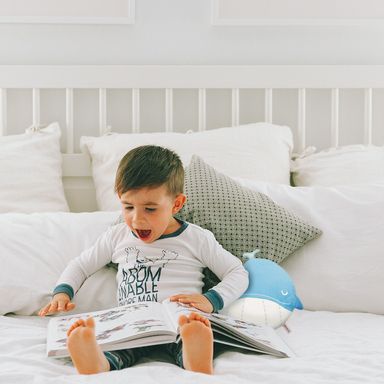 Peluche de Ballena plana, Mediano, Azul claro