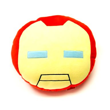 Almohada de peluche redonda Iron Man Marvel, Mediana, Multicolor