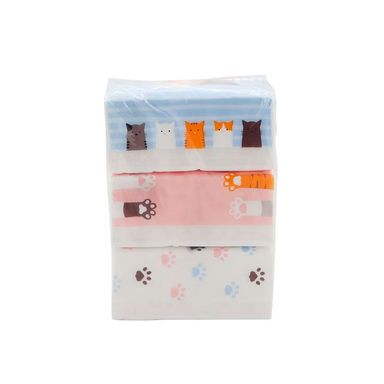 Paquete de pañuelos desechables 3 paquetes, Mediano, Multicolor