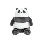 Cojin En Forma De Panda Osos Escandalosos Mediano Negro Blanco