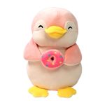 Peluche-de-Ping-ino-con-dona-Mediano-Rosado-1-2087