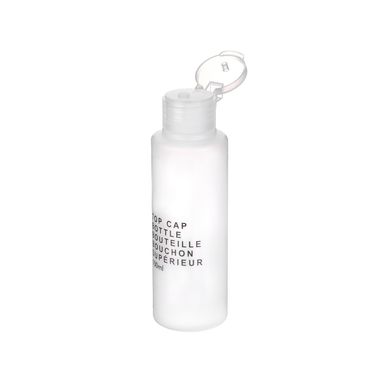 Botella De Viaje, Con Tapa De Plastico, 100Ml Pequeña, Transparente