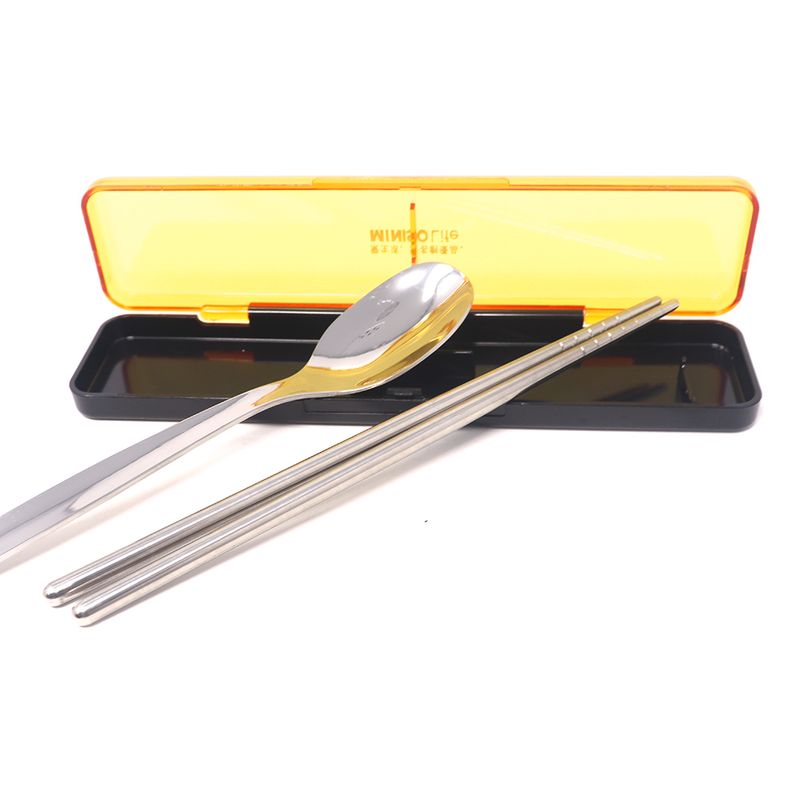 Set-de-cubiertos-y-palitos-acero-inoxidable-con-estuche-Peque-o-Amarillo-1-2984