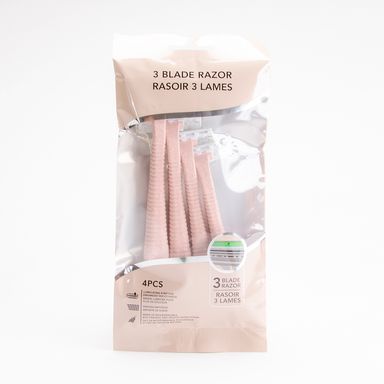 Maquina de Afeitar, Para Mujer Ecologico 3 Hojas, Pequeña, Rosa