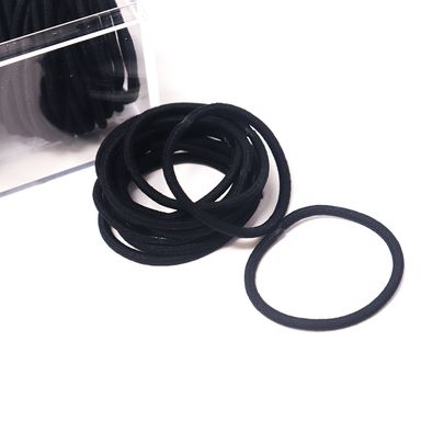 Paquete De Moñas Para El Cabello, Basicas En Caja De Circulo 80 Pzs, Pequeño, Negro