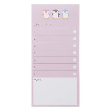 Etiquetas adhesivas Pingüinos, Pequeñas, Rosa