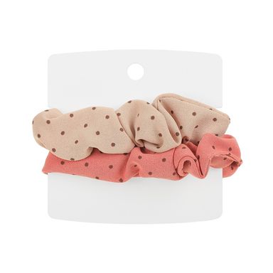 Moña Para Cabello, Estilo Japones, De Tela Con Contrastes, Mediana, Rosa/Palo De Rosa