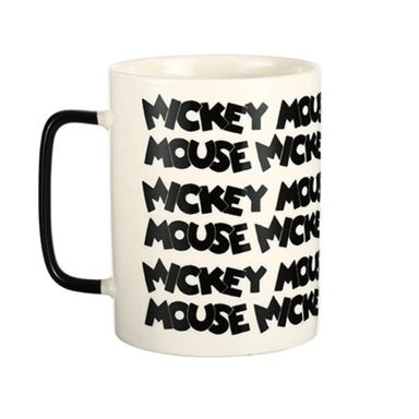 Mug De Ceramica, Mickey Mouse, Disney, Mediano, Blanco