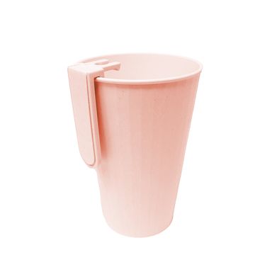 Set Porta Cepillo de Dientes y Vaso Mediano Rosa