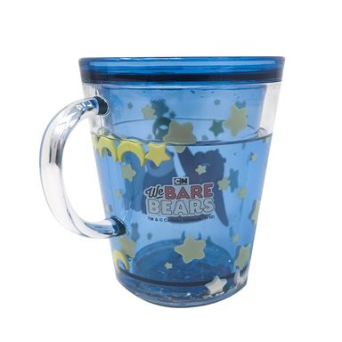 Vaso Plastico 260 ml  Serie We Bare Bears Pequeño Azul