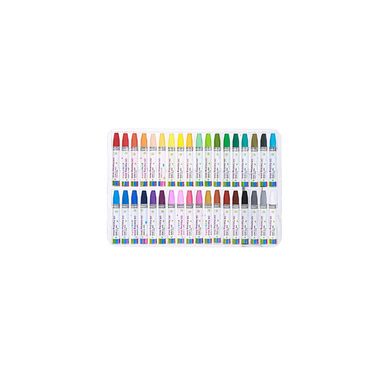 Paquete de 36 crayolas hexagonales con Estuche, Mediano, Multicolor