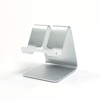 Soporte Para Celular De Escritorio, Pequeño, Plateado