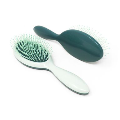 Cepillo para Cabello de Cojin Bicolor Verde
