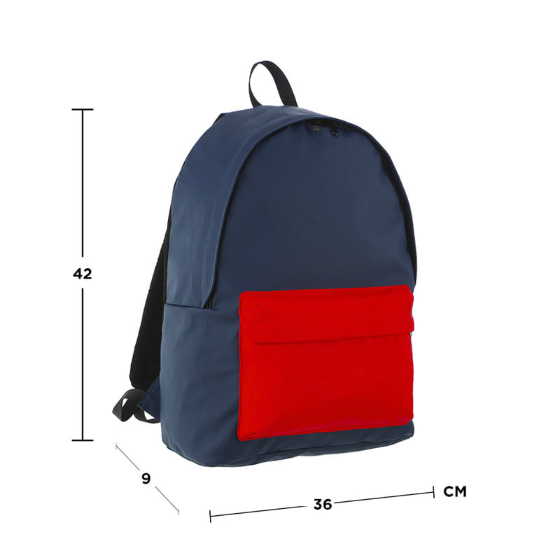 Morral Clasico Para Hombre Mate Azul