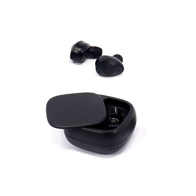 Audifonos Inalambricos, Tws Con Tapon De Rosca,  M1 Negro