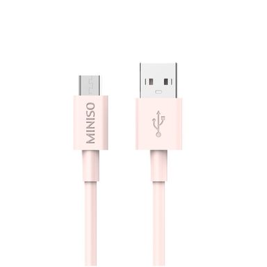 Cable De Datos Android, Tpe Flexible 2.4A 1M, Mediano, Rosa