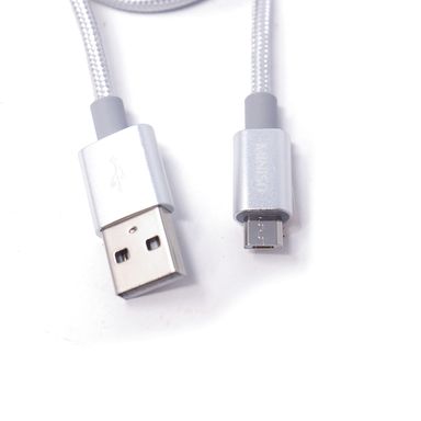 Cable De Datos, Android Plateado, 1 Mt 2.4 A