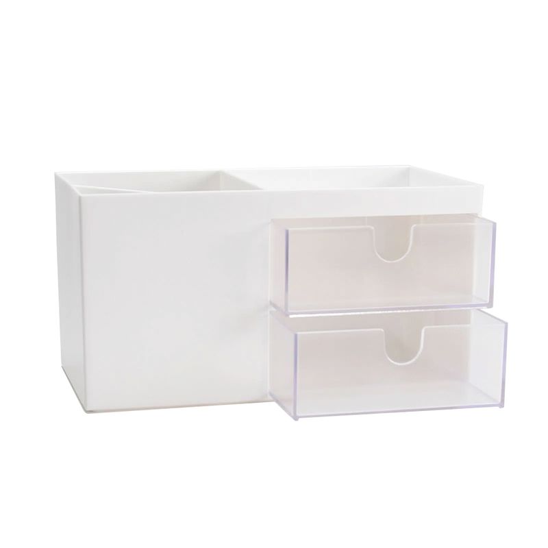 Organizador con gavetas Disponibles en blanco y rosa L95.00