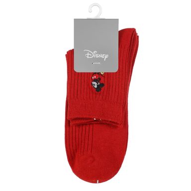 Medias Para Mujer, Mickey Mouse, 2 Pzas, Disney, Roja