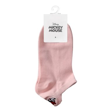 Medias Para Mujer, De Mickey Mouse, 2Pzs Disney, Rosa/Blanco