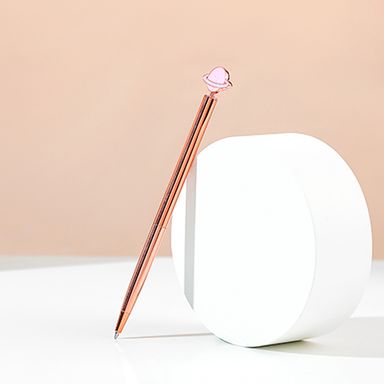 Esfero 1.0Mm, Tinta Negra, Dorado Rosa, Illusion Collection