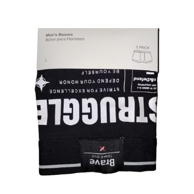 Boxer Liso Para Hombre, Talla L, Negro