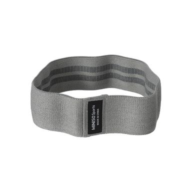 Banda De Resistencia Gruesa, Para Piernas y Gluteos, Miniso Sports, Gris