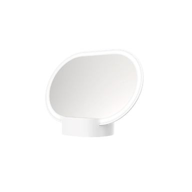 Espejo Ovalado, Con Luz Led, Mod Ca7201, Blanco