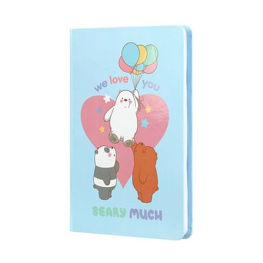 Libreta Pasta Dura We Bare Bears A5 Azul- We Bare Bears