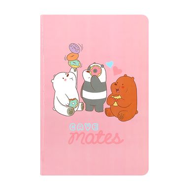 Libreta Pasta Dura We Bare Bears A5 Rosa - We Bare Bears