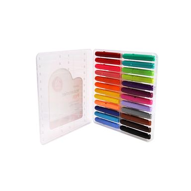 Paquete de 24 Plumones a base de agua, Mediano, Multicolor