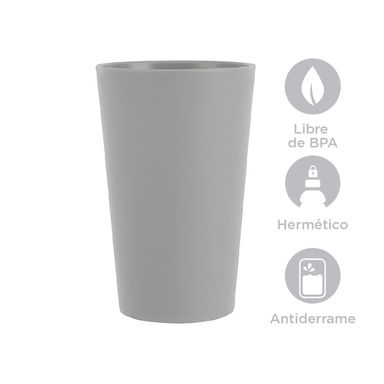 Paquete De Vasos, Ecológico 6 Pzs, Medianos, Multicolor