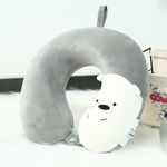 Almohada-de-viaje-con-memoria-Panda-We-Bare-Bears-Mediana-Gris-3-588