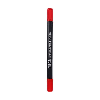 Plumon A Base De Agua, Doble Punta, Pequeño, Rojo