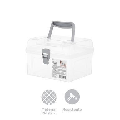 Caja De Almacenamiento Con Tapa, Pequeña, Transparente