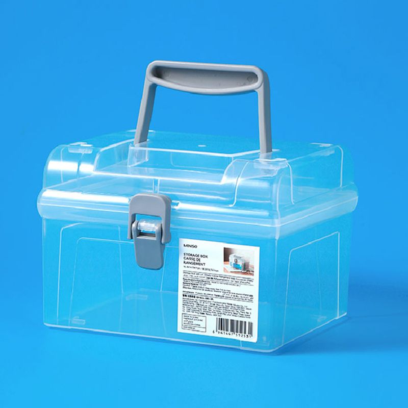 Caja De Almacenamiento Con Tapa Pequeña Transparente