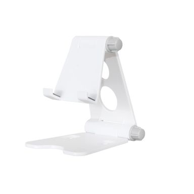 Soporte Para Celular, De Escritorio Plegable, Portatil, Blanco