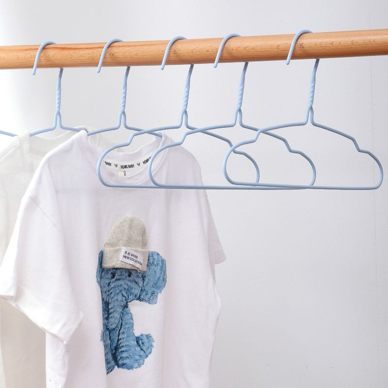 Paquete-De-Gancho-Para-Ropa-De-Ni-o-Con-Ganchos-10-Pzs-Azul-2-9825