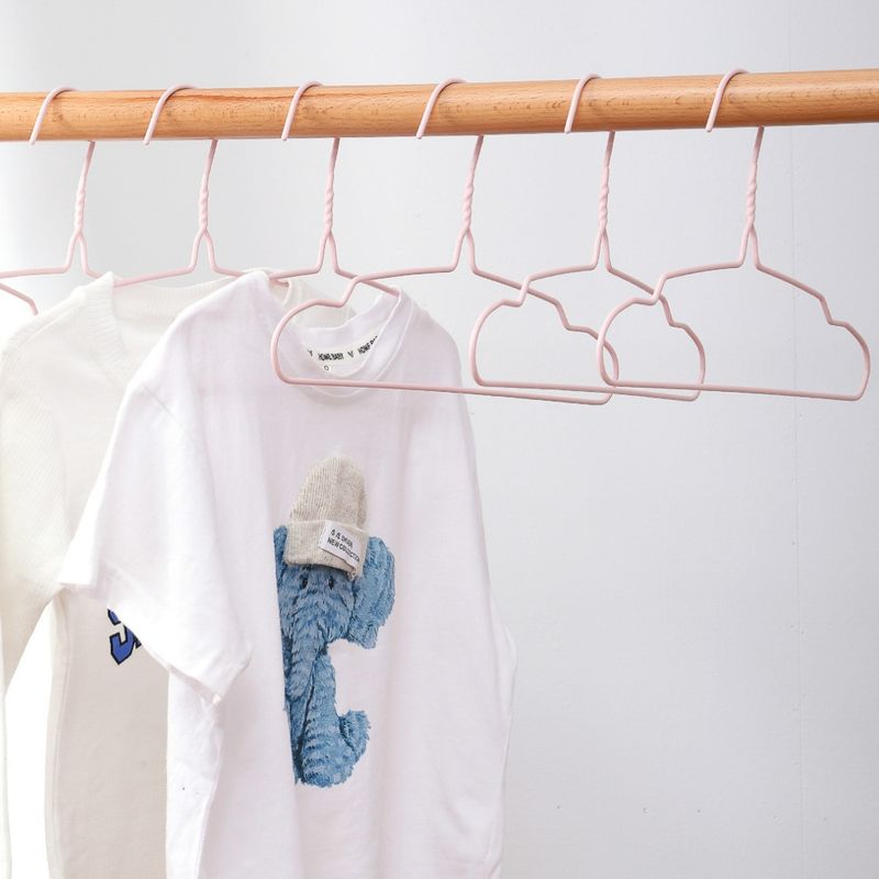 Paquete-De-Gancho-Para-Ropa-De-Ni-o-Con-Ganchos-10-Pzs-Rosa-2-9826