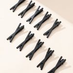 Paquete-De-Broches-Para-Cabello-En-Forma-De-X-De-Goma-Negro-10Pzas-3-9943