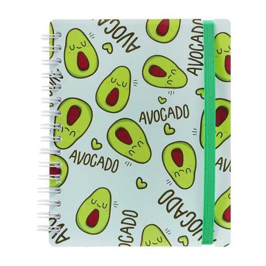 Cuaderno A6 Diseños, Fruit Series, Aguacate