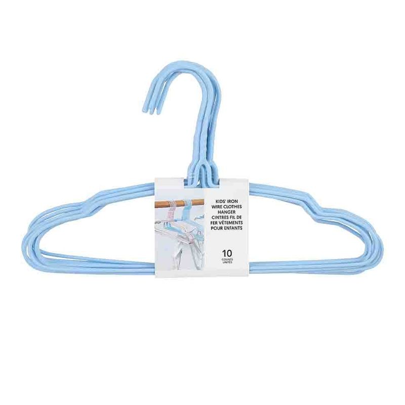 Paquete-De-Gancho-Para-Ropa-De-Ni-o-Con-Ganchos-10-Pzs-Azul-1-9825