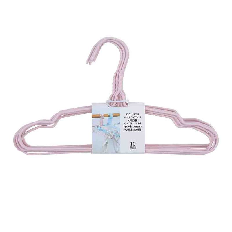 Paquete-De-Gancho-Para-Ropa-De-Ni-o-Con-Ganchos-10-Pzs-Rosa-1-9826