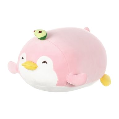 Peluche Pinguino Acostado, Con Fruta Aguacate
