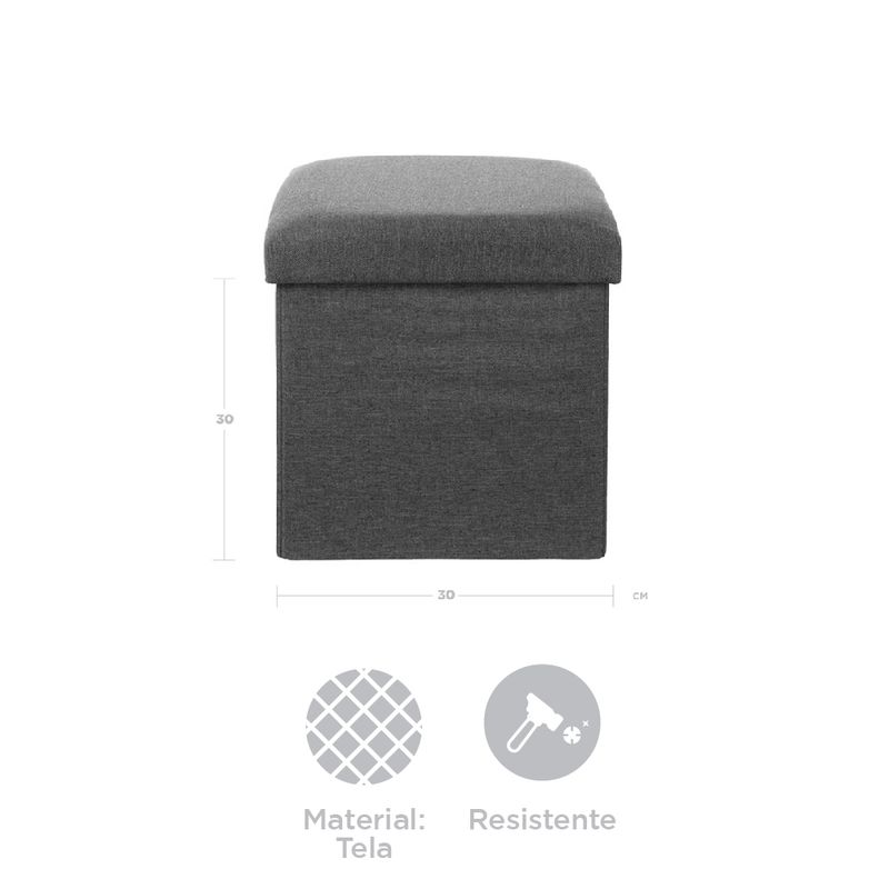 Taburete-De-Almacenamiento-Cuadrado-De-Lino-Gris-5-10134