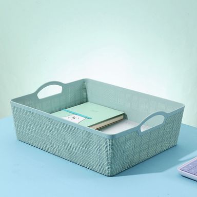 Cesto De Almacenamiento, Con Mango Trenzado, L